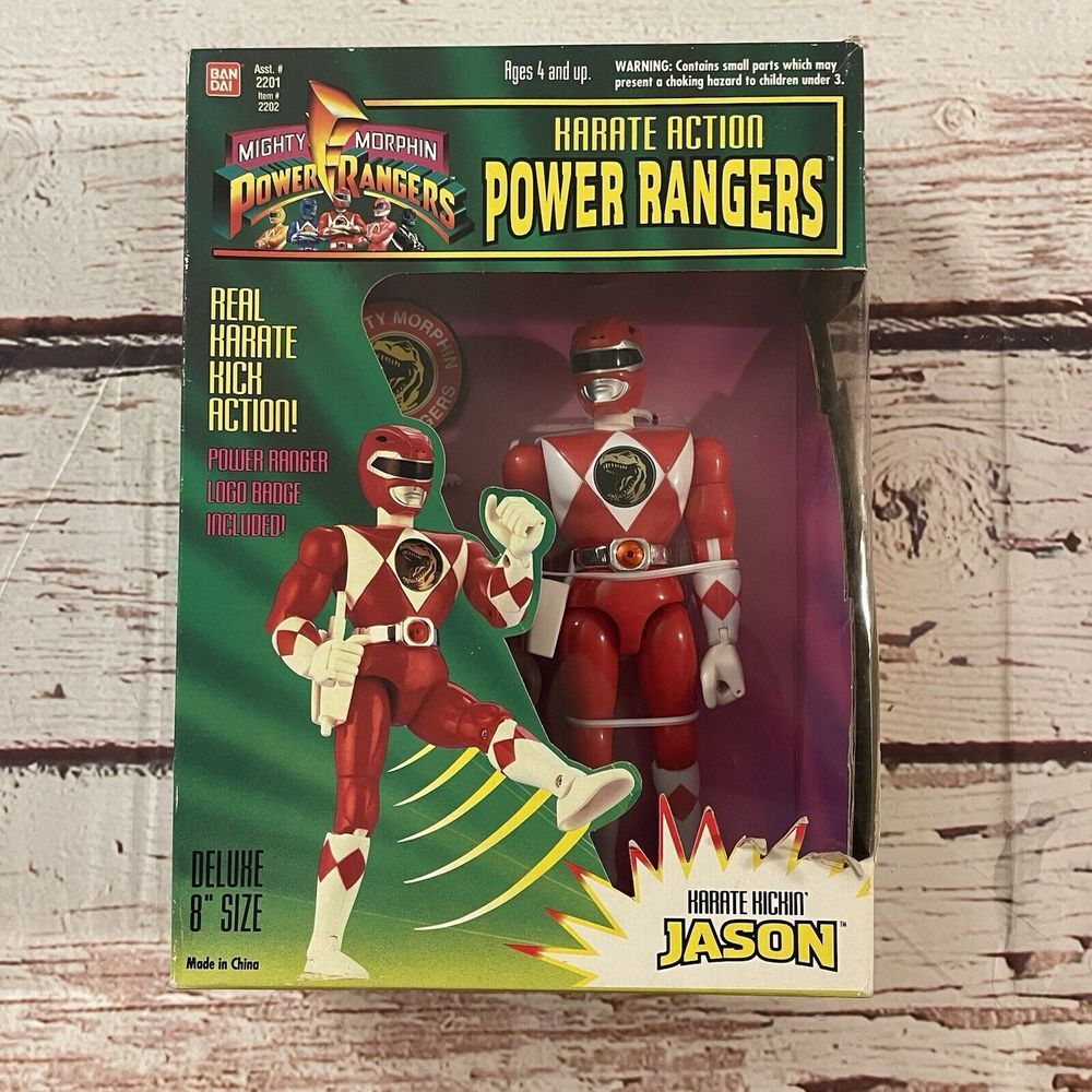 1994 BanDai Mighty Morphin Power Rangers Karate Action Red Ranger Jason